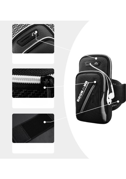 Spor Koşu Nefes Alabilen Kol Çantası Spor Telefonu Depolama Kılıfı Telefon Için Crossbody Çanta 7,2 Inç Yeşil (Yurt Dışından) modelleri