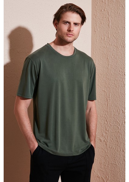 Regular Fit Bisiklet Yaka Basic T Shirt Erkek T Shirt 5902924