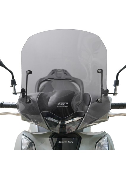 Honda Sh 125 2024 Uyumlu Kısa Ön Cam Füme 41 cm fiyatları