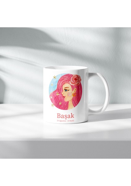 Kişiye Özel Başak Burcu Baskılı Kupa (1 Adet)