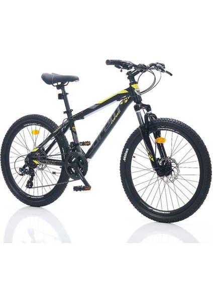 Felix 2.2 Erkek Dağ Bisikleti 310H Md 24 Jant 24 Vites Siyah Sarı Gri