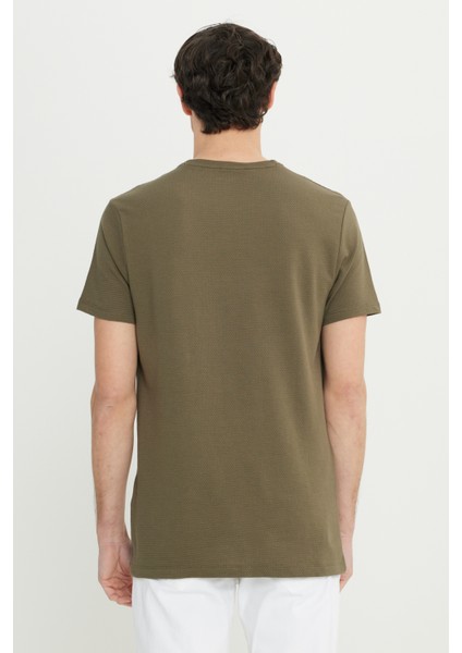 Pamuklu Slim Fit Dar Kesim Bisiklet Yaka Esnek Tişört indirimleri