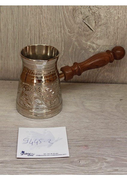 Pirinç Cezve Ağzı Geniş 4 Inç Gümüş fiyatları