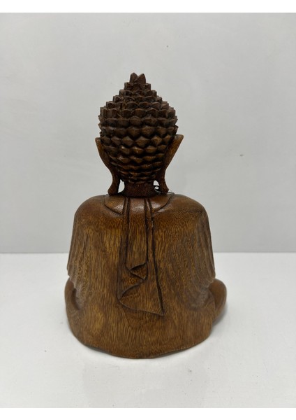 Ahşap Buda Heykeli 20 cm - Meditasyon Duruşlu (Dhyana Mudra) fiyatları