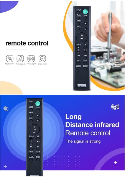 RMT-AH300U Sony Sound Için Sound Uzaktan Kumanda HT-CT291 SA-CT290 SA-CT291 HT-CT290 HTCT290 (Yurt Dışından) fiyatları