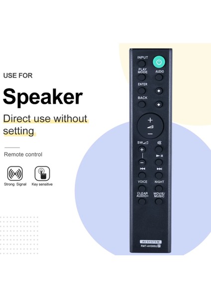 RMT-AH300U Sony Sound Için Sound Uzaktan Kumanda HT-CT291 SA-CT290 SA-CT291 HT-CT290 HTCT290 (Yurt Dışından) indirimleri