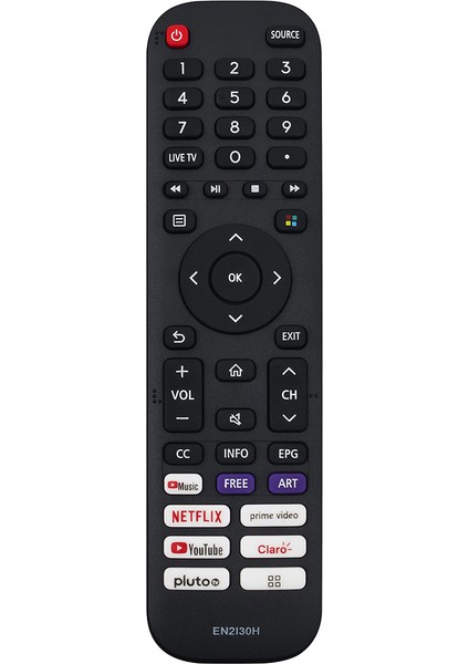 EN2I30H Hisense Tv Için Uzaktan Değiştirin 43H6G 43H77G 43V6G 43A60G 43A60H 5H6G 55H77G 55V6G 55A60G 55A60H 50H6G 50H77G (Yurt Dışından)