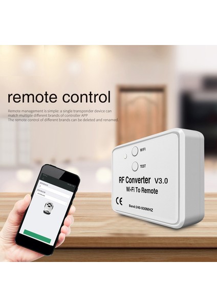 Akıllı Ev Için Evrensel Kablosuz Wifi Rf Dönüştürücü Telefon Yerine Uzaktan Kumanda 240-930MHZ (Yurt Dışından) indirimleri