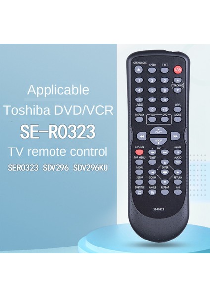 SE-R0323 Toshiba DVD Vcr Video Oynatıcı Için Yedek Uzaktan Kumanda SD-V296 SD-V296KU SDV296 SDV296KU SD-V296-K-TU (Yurt Dışından) fiyatları