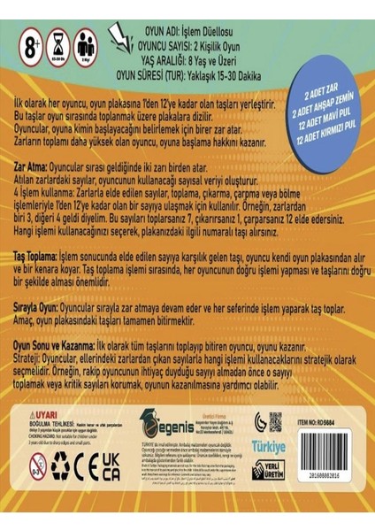 Işlem Düellosu-Ilkokul Öğrencileri Için-4 Işlem Becerisini Geliştirme