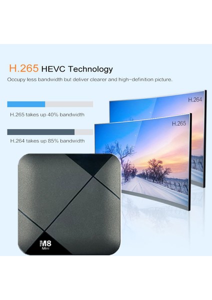 M8 Mini 4K Ultra Hd Android Tv 9.0 + Retro Oyun Konsolu fırsatları