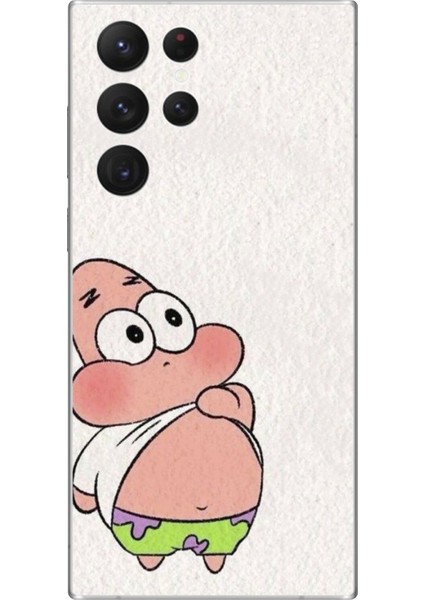Samsung Galaxy S22 Ultra Uyumlu Şeffaf Kılıf Patrick Mini Tasarımlı