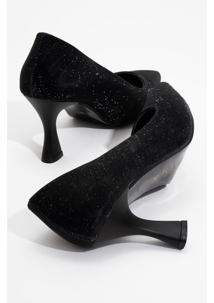 Kadın Sivri Burunlu Stiletto Siyah Sim fırsatları