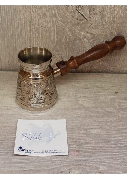 Pirinç Cezve Ağzı Geniş 3.25 Inç Gümüş fiyatları