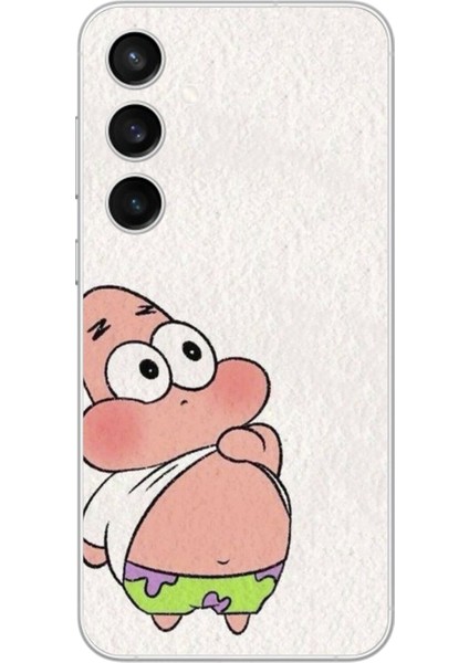 Samsung Galaxy S23+ Uyumlu Şeffaf Kılıf Patrick Mini Tasarımlı