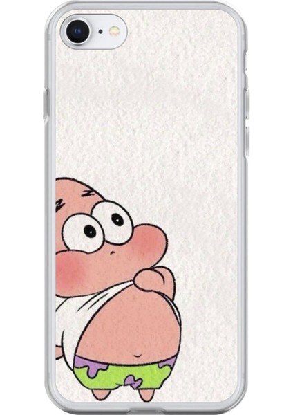 Apple iPhone 6s Uyumlu Şeffaf Kılıf Patrick Mini Tasarımlı