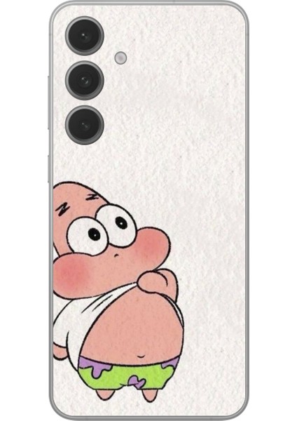 Samsung Galaxy S24 Uyumlu Şeffaf Kılıf Patrick Mini Tasarımlı