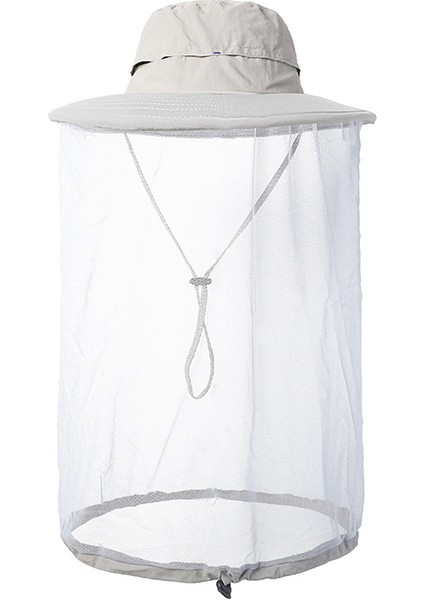 Güneş Güneş Şapkası Erkek ve Kadın Yaz Balıkçı Şapkası Örgü Anti-Sivrisinek Balıkçılık Şapka Uv Gölge Dağcılık Şapka (Yurt Dışından)