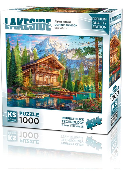 Puzzle 1000 Alpine Fishing