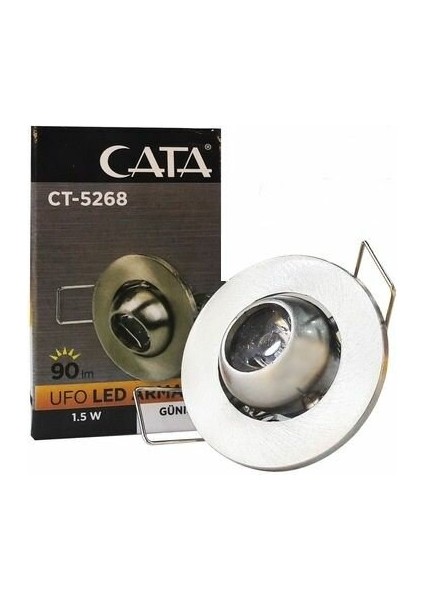 1,5W Amber Hareketli Yıldız Spot (Satin Kasa) modelleri