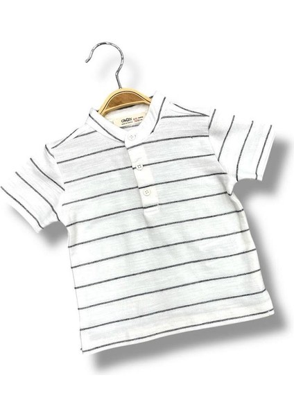Çizgili Erkek Bebek Tshirt CE50100