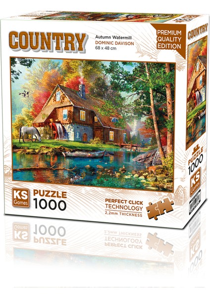Puzzle 1000 Autumn Watermill