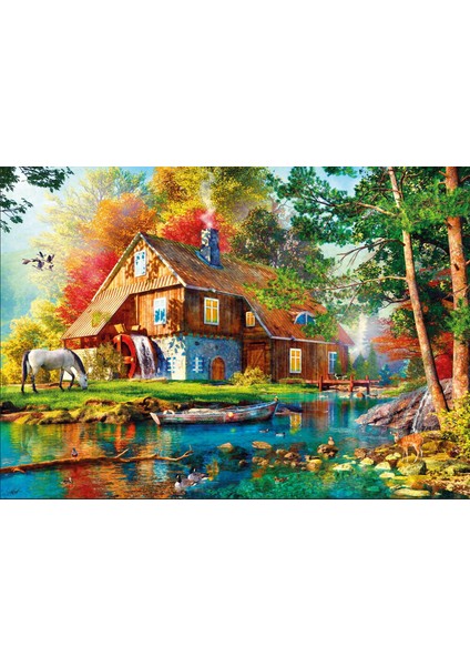 Puzzle 1000 Autumn Watermill