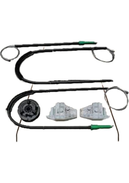 Cam Kriko Tamir Takımı Ön Sağ 2 Kapı - 148 Wisco - Volkswagen Polo 95 ve Sonrası Uyumlu