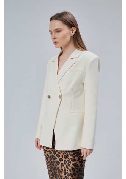 Kadın Kruvaze Kapama Oversize Blazer Ceket indirimleri