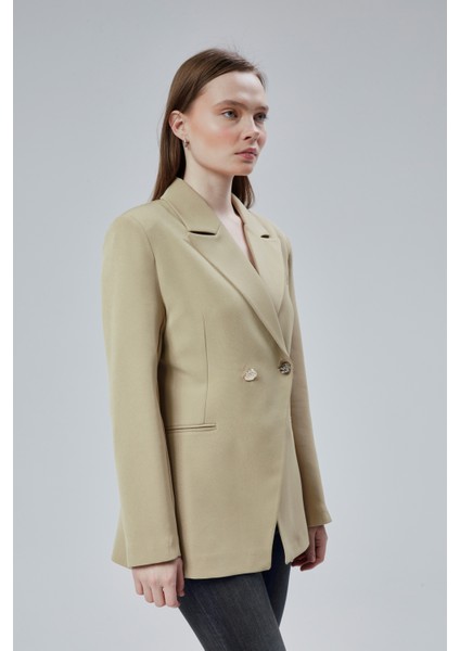 Kadın Kruvaze Kapama Oversize Blazer Ceket fırsatları