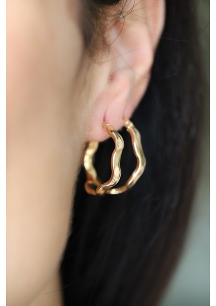 14 Ayar Altın Zikzak Küpe fiyatları