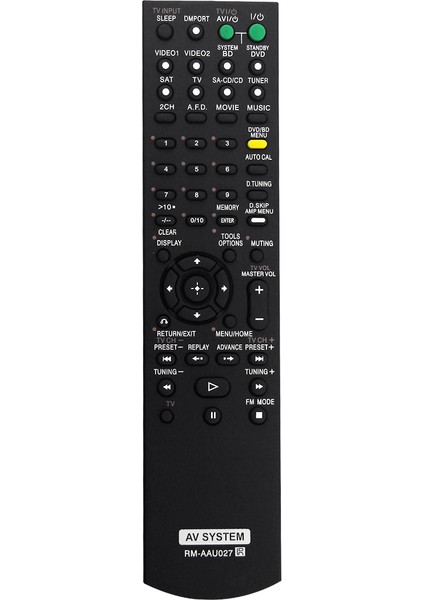 Sony Ev Sinema Sistemi Için RM-AAU027 Uzaktan Kumandayı Değiştirin RM-AAU021 HTSS2300/C STRDG520 HT7200DH HT-DDW5500 STR-KM5500 (Yurt Dışından)