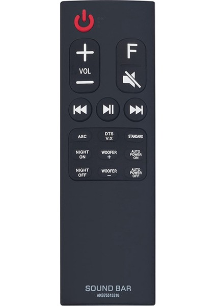 AKB75515316 Uzaktan Kumanda Değiştirildi Lg Sound Sistemi Sound Sk5 SK5Y Yeni Için Uygun (Yurt Dışından)