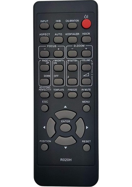 Hitachi Maxell MC-AW3506, MC-AX3506, MC-CW301, MC-CX301, MC-TW3006, MC-TW3006E Için R020H Projektör Uzaktan Kumandası (Yurt Dışından)