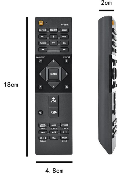 Pioneer Av Amplifikatörü Için RC-957R Uzaktan Kumanda VSX-LX102 VSX-LX302 VSX-832 (Yurt Dışından) indirimleri