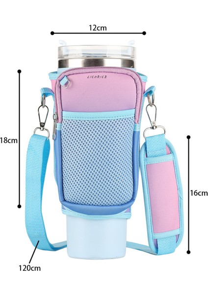 Lıcorıce Taşınabilir Bardak Tutucu 40OZ Su Şişesi Için (Yurt Dışından) fırsatları