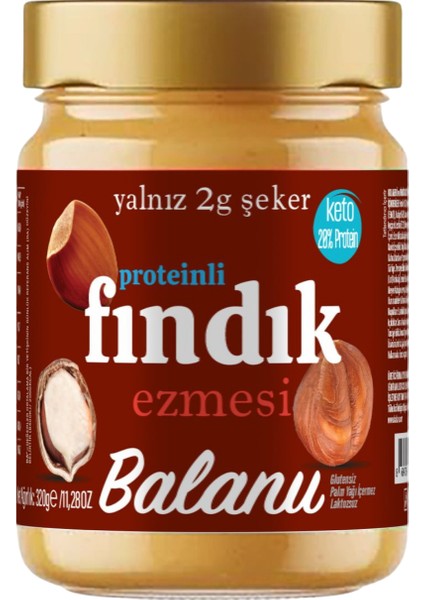 Fındık Ezmesi Proteinli 280 Gr