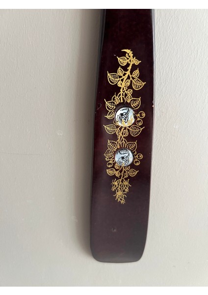 Dayanıklı Ahşaptan Yapılmış Sedefli Büyük Boy Kerata 70 cm / Ayakkabı Çekeceği indirimleri