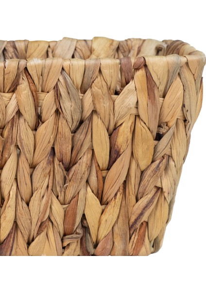 Dekoratif Hasır Saksı Çok Amaçlı Sepet Saksılık Bahçe Düzenleyici Su Sümbülü Ç:20 Y:14 cm modelleri