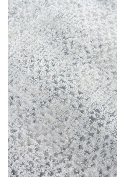 Sateen St 21 Grey x w Hav Vermez Yıkanabilir Kaymaz Ince Dokuma Modern Makine Dokuması Halı