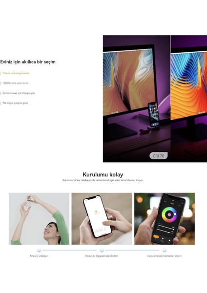 Yeni Nesil Wifi Akıllı Ampul