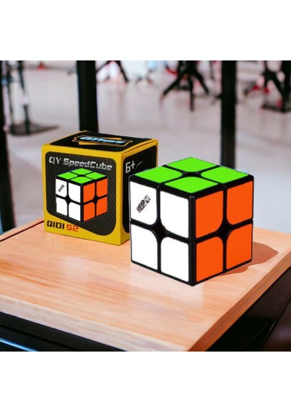 Qy 2x2 Profesyonel Speed Cube -Rubık 2x2 Zeka Sabır Küpü-