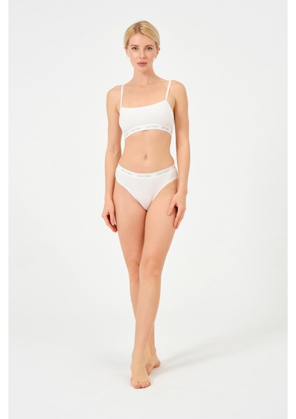 Kadın Fitilli Kumaş Ip Askılı Büstiyer ve Külot Takım modelleri