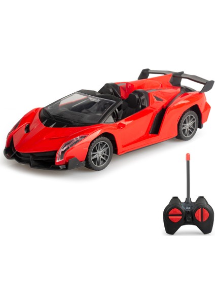 LX6078A 1:18 4ch Rc Araba Simülasyon Yarış Araba Modeli Oyuncak Kablosuz Sürüklenme Elektrikli Araç Oyuncaklar Çocuklar Için - Kırmızı (Yurt Dışından)