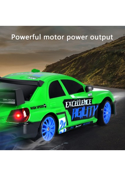 Rc Drift Araba 1 / 24 2.4ghz 4 Tekerlekli Uzaktan Kumandalı Yarış Yol Aracı Çocuk Çocuk Oyuncak (Klasik Versiyon) - Kırmızı+Siyah (Yurt Dışından)