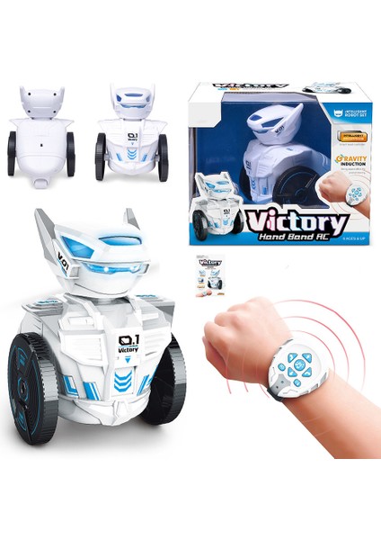 BG1526 LED Işıklı, Saatte Aşınmış Uzaktan Akıllı Robot 2.4g Rc Oyuncak (Yurt Dışından)