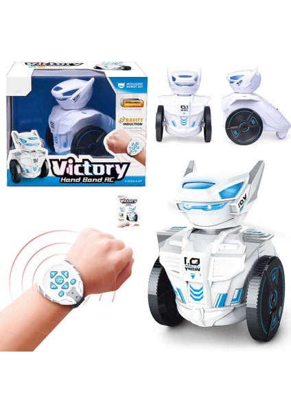 BG1526 LED Işıklı, Saatte Aşınmış Uzaktan Akıllı Robot 2.4g Rc Oyuncak (Yurt Dışından)