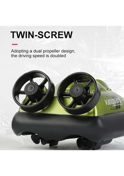 777-580 Mini Rc Hovercraft Elektrikli Sürat Teknesi Çocuk Oyuncak 2.4g Su Geçirmez Rc Tekne - Mavi (Yurt Dışından)