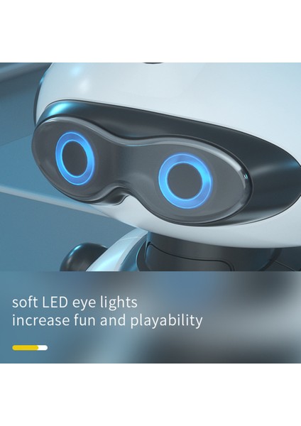 Jjrc R22 Rc Elektrikli Robot Çocuk Bilim Eğitici Oyuncaklar Dıy Programlama Kayıt Dahili Lityum Pil - Beyaz (Yurt Dışından)