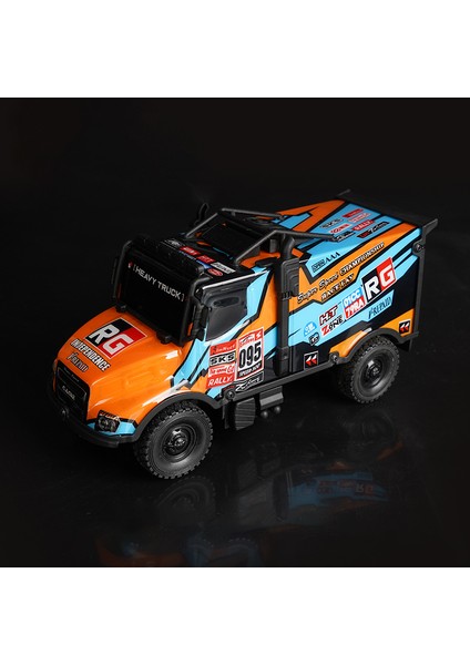1 / 35 Rc Kamyon Çocuk Oyuncak Serin Işık Efektli Uzaktan Kumandalı Araç - UJ99-ZK02 Turuncu (Yurt Dışından)